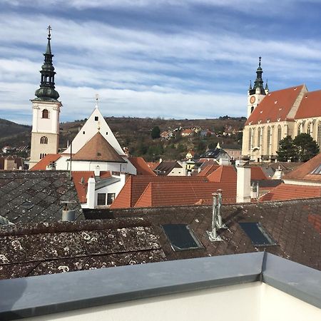 Terrassen Appartement Ueber Den Daechern Von Krems Exteriör bild