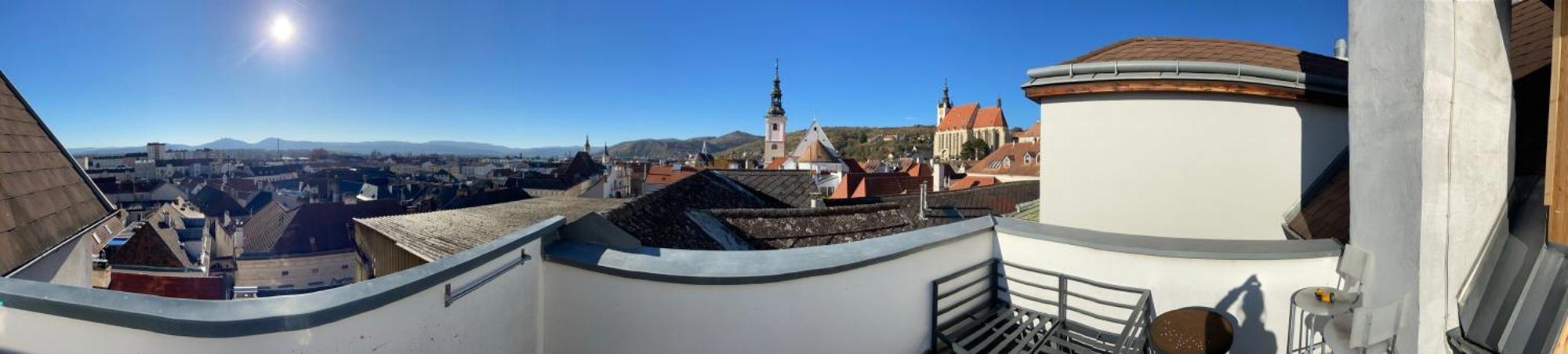 Terrassen Appartement Ueber Den Daechern Von Krems Exteriör bild